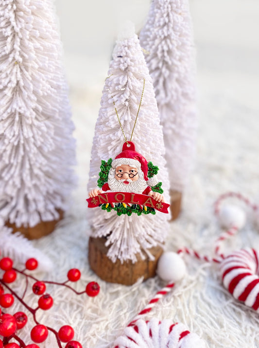 NOLA Santa Christmas Ornament