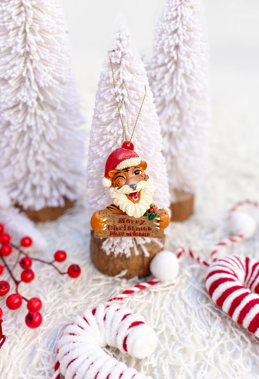 Jolly Christmas Tiger Ornament