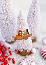 Paddlewheel and Reindeer Ornament