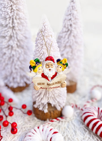 Singing Santa Ornament