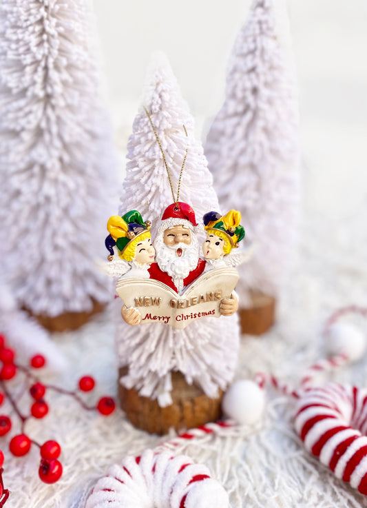 Singing Santa Ornament