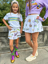 Junior Mardi Explosion Skort - White