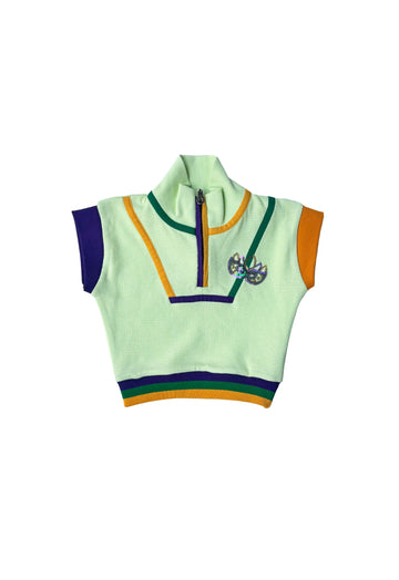 Camisa Unisex de Raya Diplomática con Botones para Jóvenes