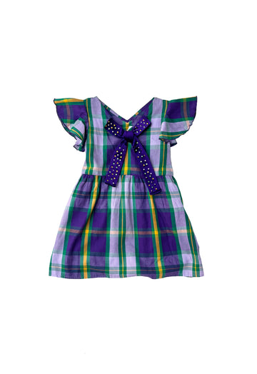 Vestido de viscosa Youth Crowns and Masks - Negro