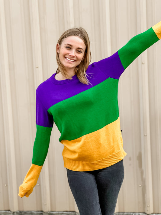Rugby Adult Wide Panel Pullover Knit Sweater
