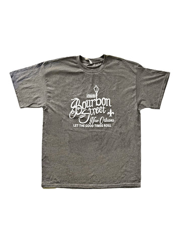 Bourbon Street Let The Good Times Roll New Orleans T-Shirt (White)