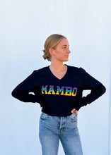 Mambo Vintage Crop Pullover - Black