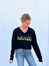 Mambo Vintage Crop Pullover - Black