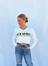 Mambo Vintage Crop Pullover - White