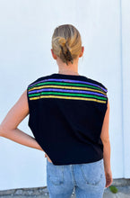 Sequin Parade Crop Tank Top