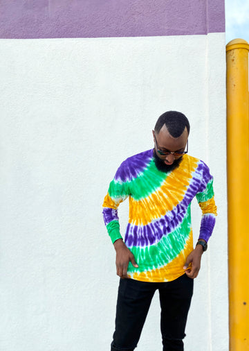 Vague Tie-Dye Adulte Manches Longues