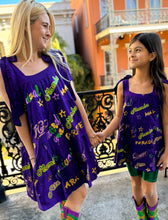 Youth Mardi Explosion Viscose Dress - Purple