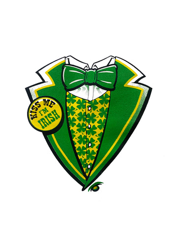 Camiseta Esmoquin Bésame Soy Irlandés - Juvenil