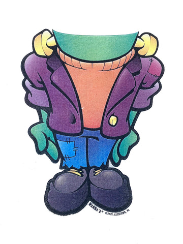 Camiseta Infantil El Cuerpo de Frankenstein