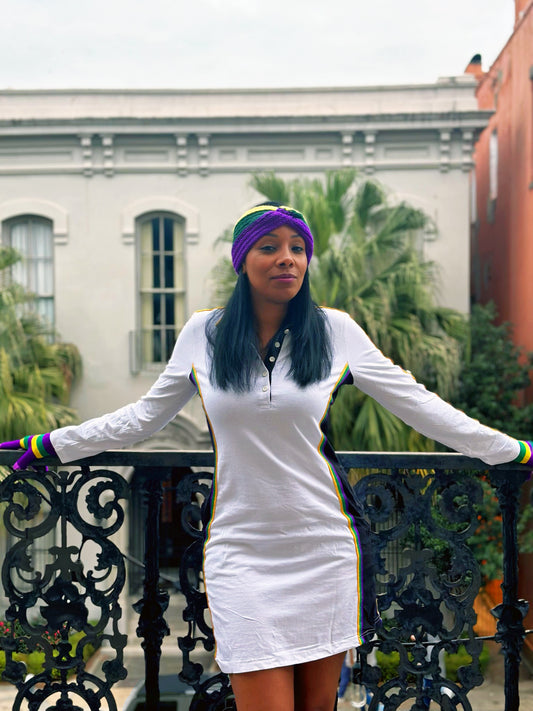 Chic Mardi Gras Dresses: Purple, Gold & Green | MardiGrasCreations.com   Mardi Gras Creations