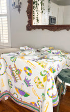 Mardi Gras Float Cotton Napkins (Set of 4)