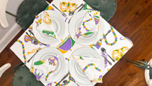 Mardi Gras Float Cotton Napkins (Set of 4)