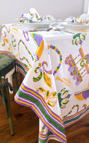 Mardi Gras Float Tablecloth