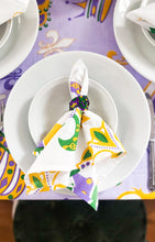 Mardi Gras Rhinestone Magnetic Napkin Rings (Set of 4)