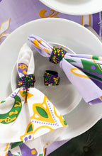Mardi Gras Crown Cotton Napkins (Set of 4)