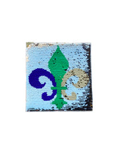 Fleur de Lis Sequin Glue on Patch