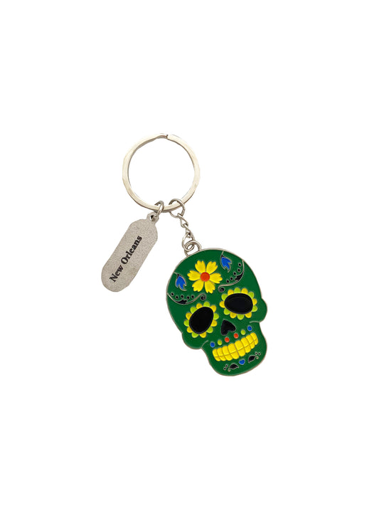 Porte-clés Tête de mort mexicaine