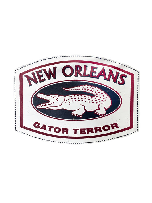 T-shirt « New Orleans Gator Terror » avec alligator