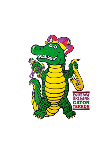 T-shirt Enfant Mardi Gras Terreur Alligator Nouvelle-Orléans