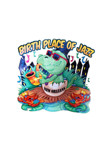Camiseta infantil «Alligator Kid» de la cuna del jazz