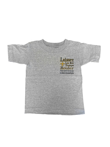 Camiseta infantil "Laissez Le Bon Temps Rouler"