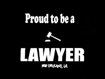T-shirt Fier d'être avocat