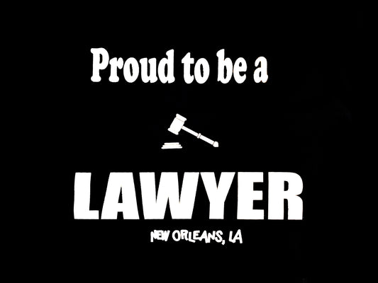 T-shirt Fier d'être avocat