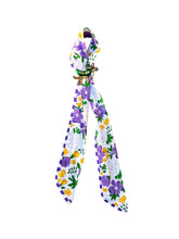 Floral Block Print Cotton Twilly Scarf