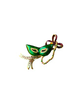 Mardi Gras Masquerade Mask Brooch