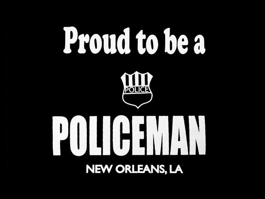 T-shirt Fièrement policier