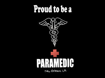 T-shirt Fier d'être ambulancier/paramédical