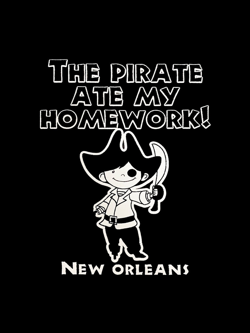 The Pirate Ate My Homework Kids T-Shirt