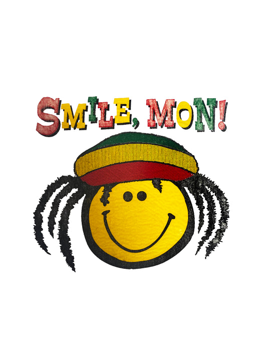 Souris, mon gars ! T-shirt smiley