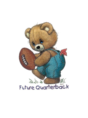 Camiseta de niño "Futuro quarterback oso"