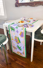 Mardi Gras Crown Table Runner