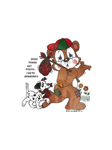 T-shirt enfant "Ours chez Mamie"