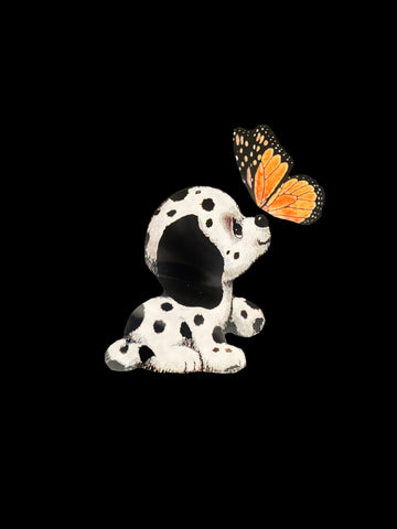 Camiseta Infantil Dálmata y Mariposa