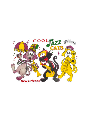 T-shirt enfant chats cool jazz