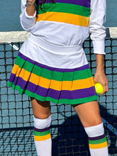 Pleated Adult Skort - White
