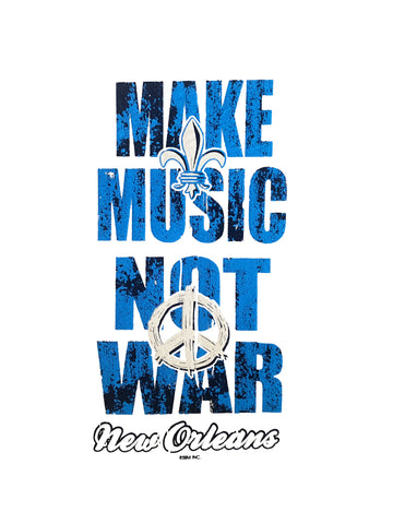 T-shirt Fais de la musique, pas la guerre