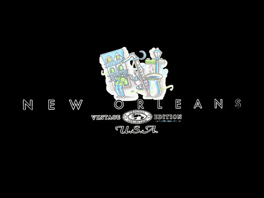T-shirt édition vintage La Nouvelle-Orléans - Icônes du Quartier français