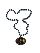 Voodoo Doll Jazz Club Medallion on Black Specialty Bead