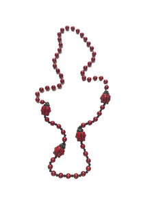 Ladybug Medallions on Specialty Beads (Multiple Colors)