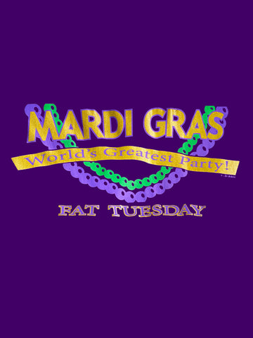 T-shirt Mardi Gras "La plus grande fête du monde"