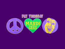 Fat Tuesday Peace Love Mardi Gras T-Shirt